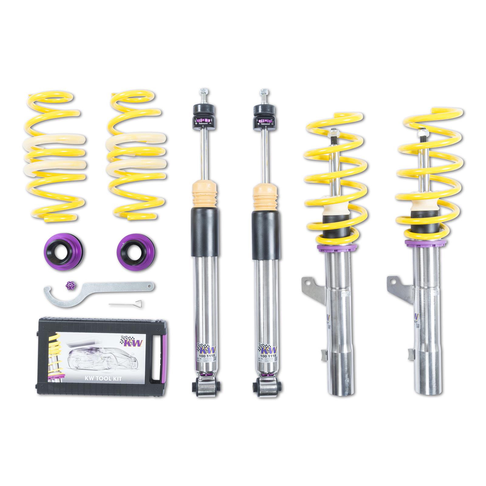 KW Variant 3 Coilover Kits 352800CB Kit V3, VW Golf VII R, without DCC thumbnail 3