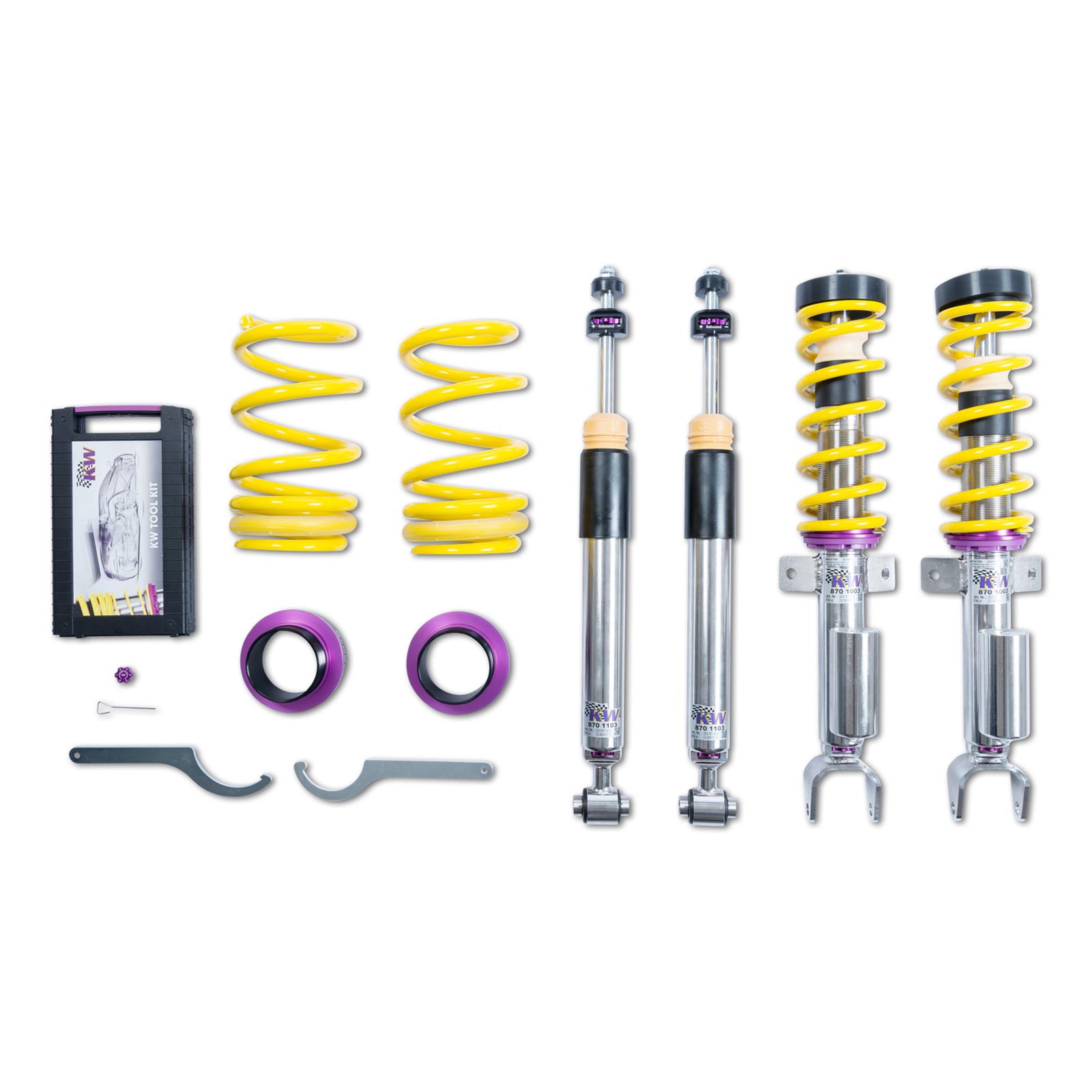 KW Variant 3 Coilover Kits for 2017-2023 3, 2020-2021 Y - 35287006 Kit, V3, Tesla Model (2WD)