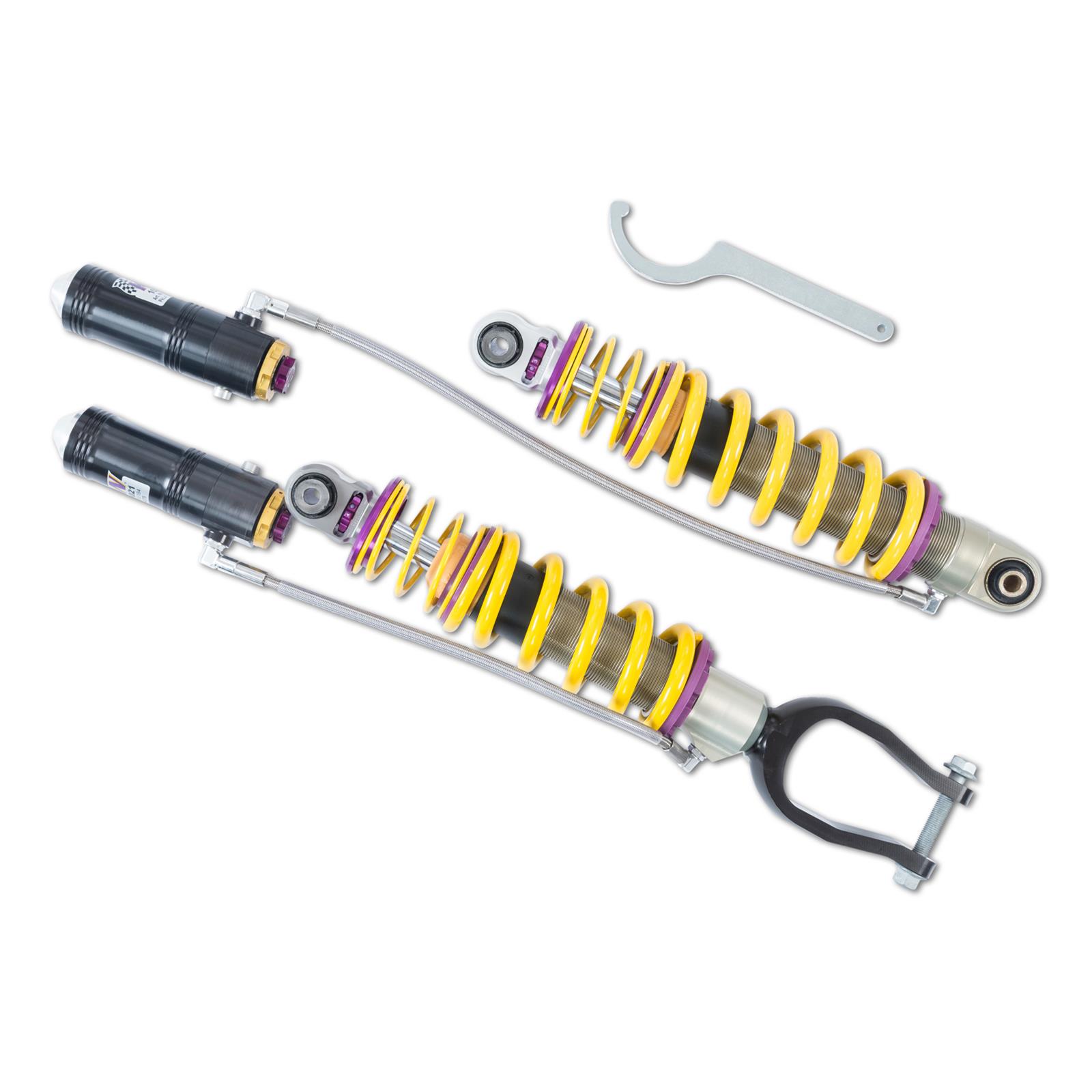 KW Variant 4 Coilover Kits 3A7100AM Kit, V4, Audi R8 (4S) Coupe, Spyder, without Magnetic Ride thumbnail 5