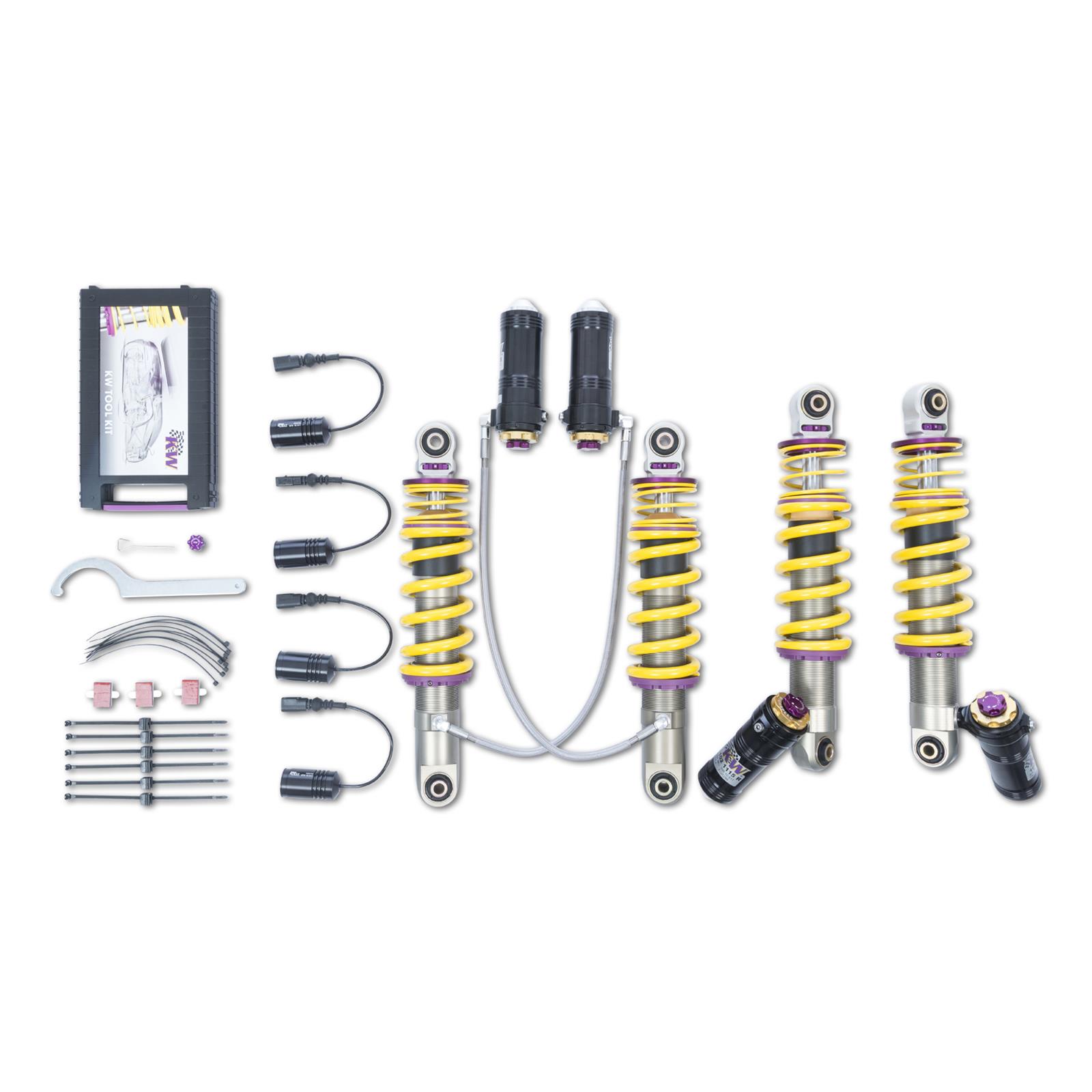 KW Variant 4 Coilover Kits 3A711005 Kit, Kit V4, Audi R8 V10, Lamborghini Gallardo LP 560-4; with magnetic ride thumbnail 2
