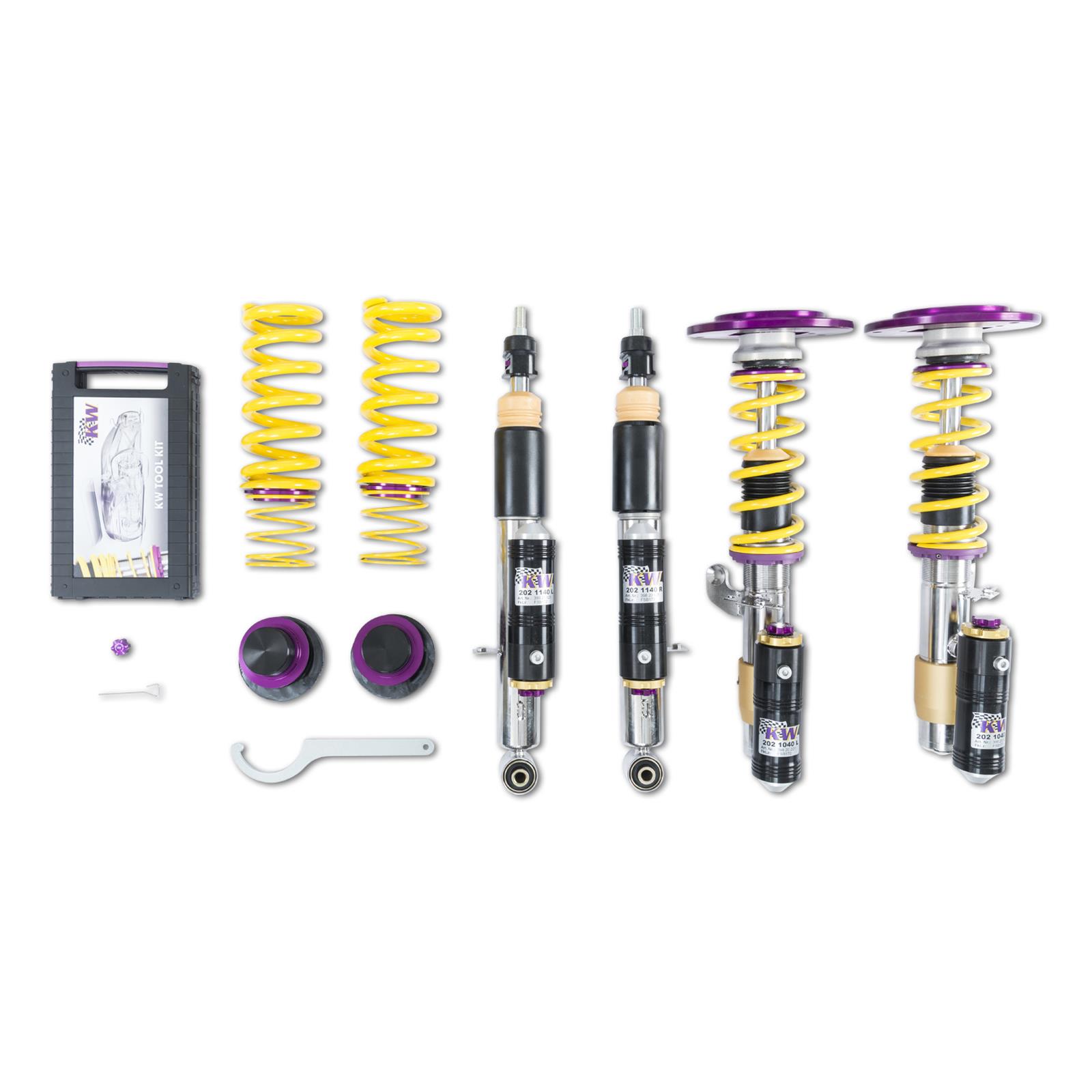 KW Variant 4 Coilover Kits 3A7200AN Kit, V4, BMW F80 M3 / F82 M4; without EDC thumbnail 3
