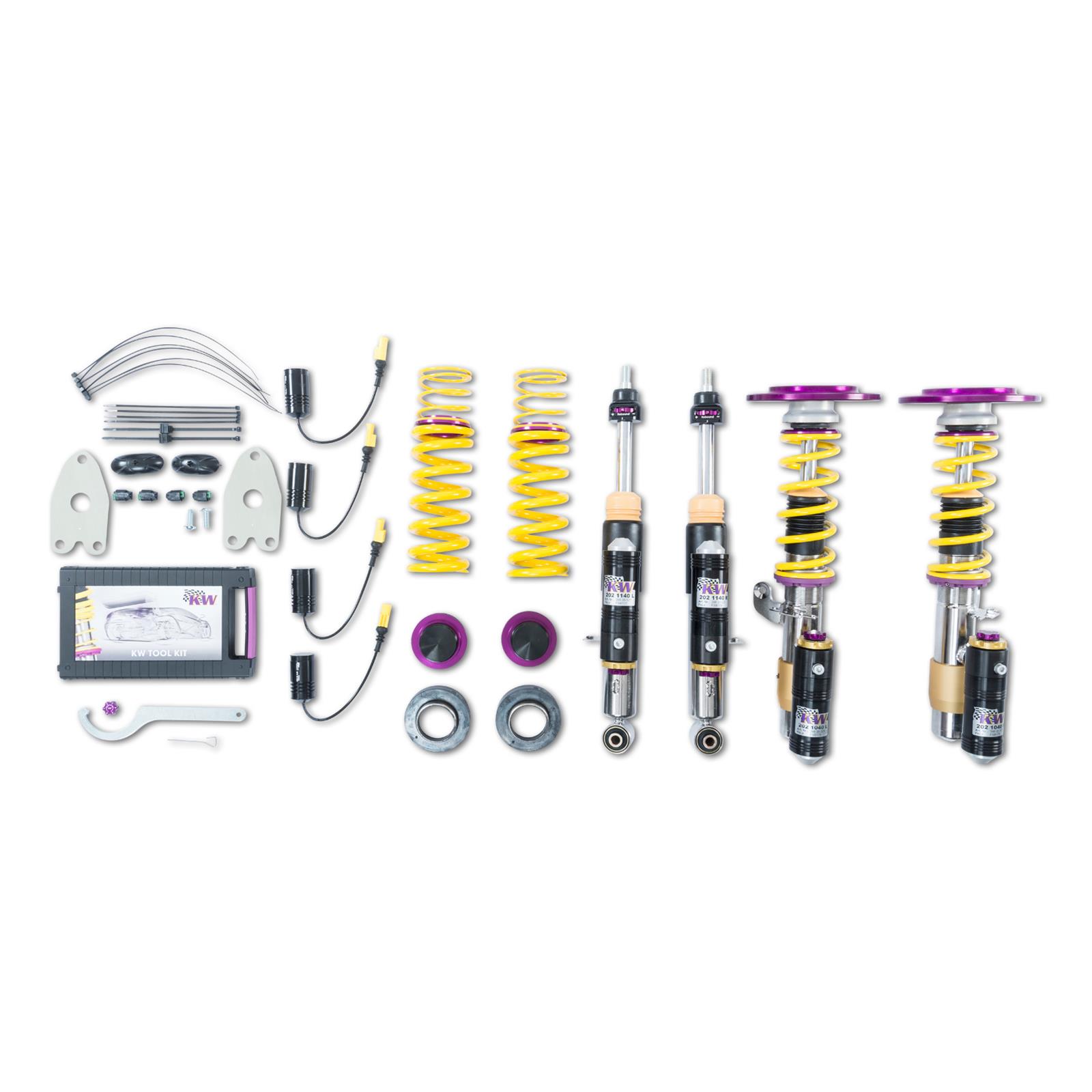 KW Variant 4 Coilover Kits 3A7200AP Kit, V4, BMW F80 M3 / F82 M4; with EDC thumbnail 2