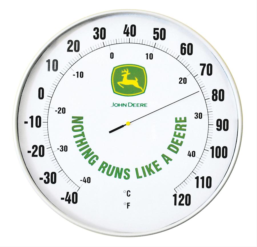 Genuine Hotrod Hardware® John Deere Outdoor Wall Thermometers 08018 Free Shipping on Orders