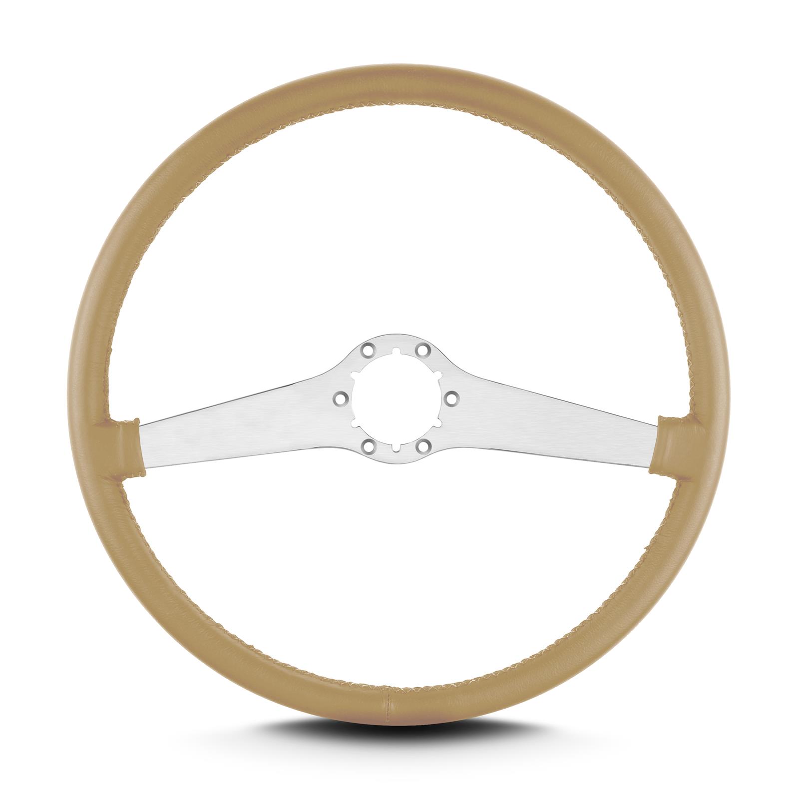 Lecarra Steering Wheel Stainless Steel  Vette Two Smooth