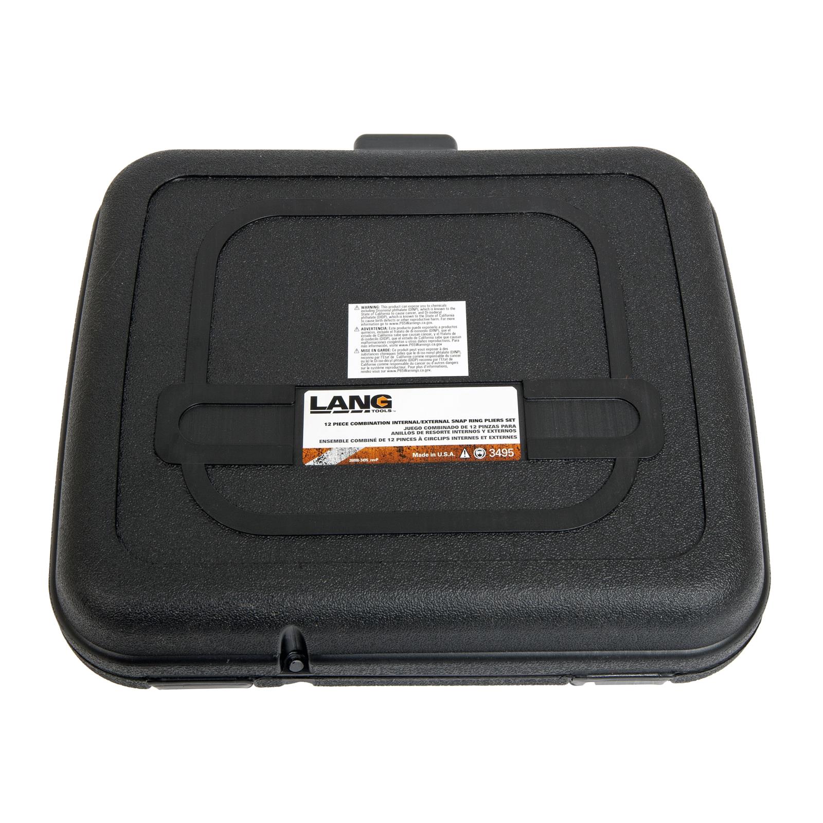 Lang Tools 3495 Lang Tools Fixed Tip Snap Ring Pliers Sets Summit Racing