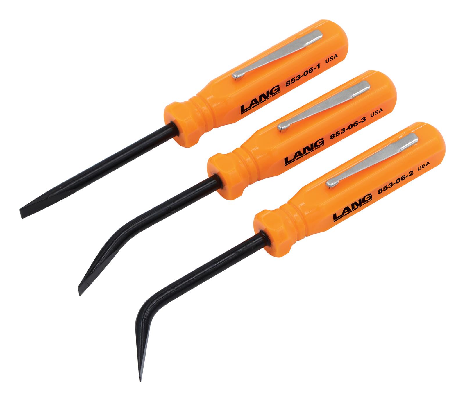 Lang Tools 853-06-3ST Lang Tools 3-Piece Mini Pocket Pry Bar Sets