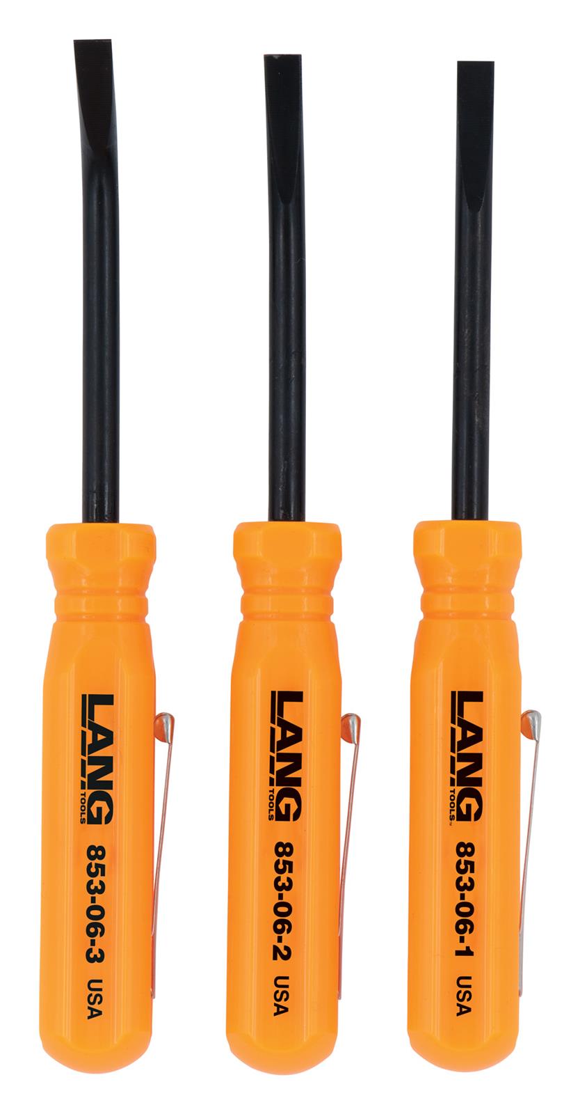 Lang Tools 853-06-3ST Lang Tools 3-Piece Mini Pocket Pry Bar