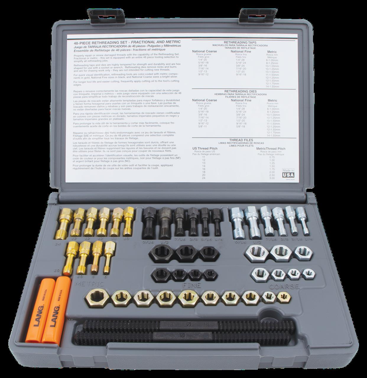 Lang Tools 971 Lang Tools Thread Restorer Sets | Summit Racing