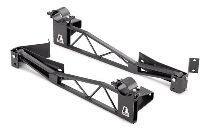 Lakewood Ladder Bars 20460 Bars, Steel, Black Powdercoated, Bolt-On, GM, A-Body, Kit