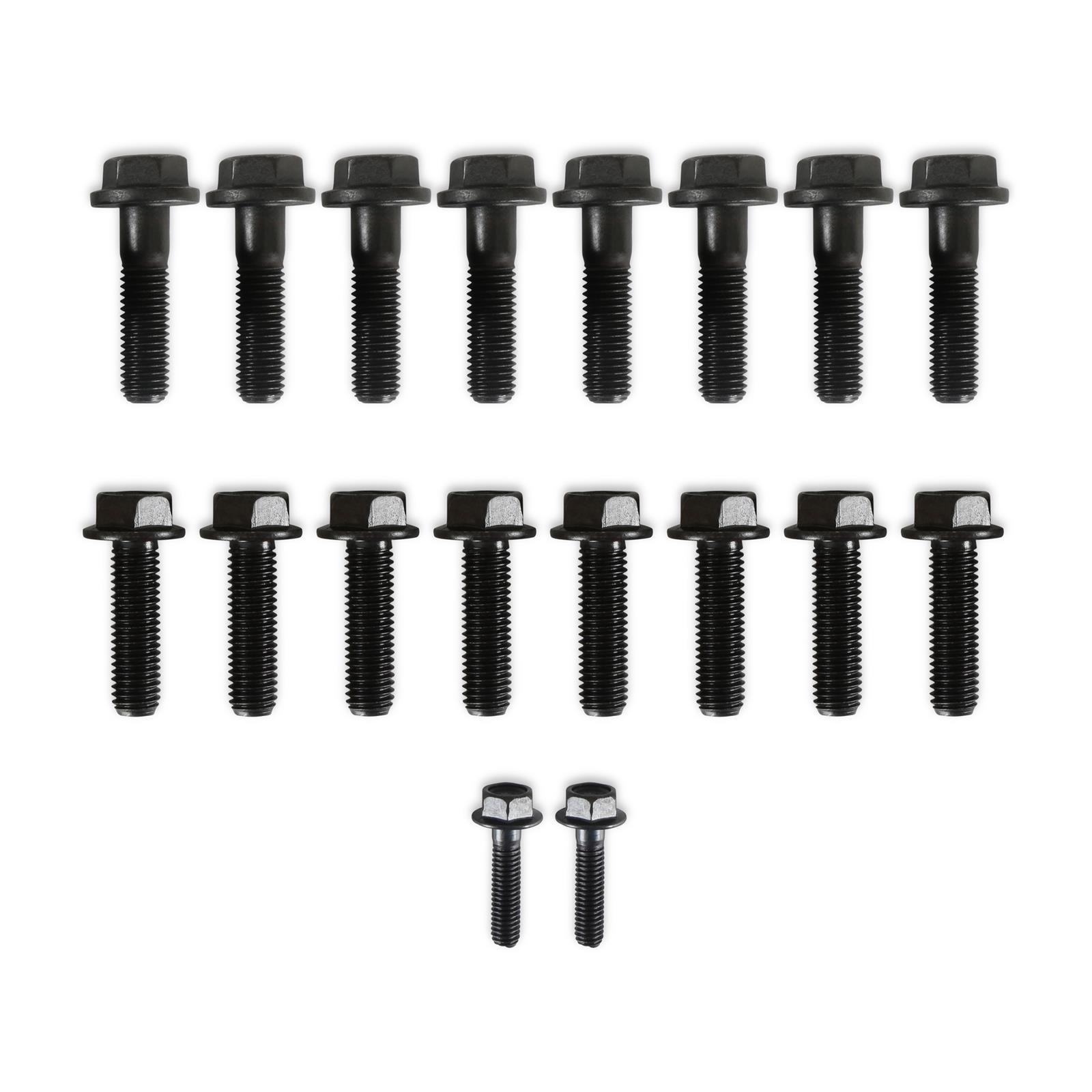 Lakewood Bellhousing Bolts 50397 Bolts, Hex Head, Chromoly Steel, Black, Chevy, LS, LT, Kit