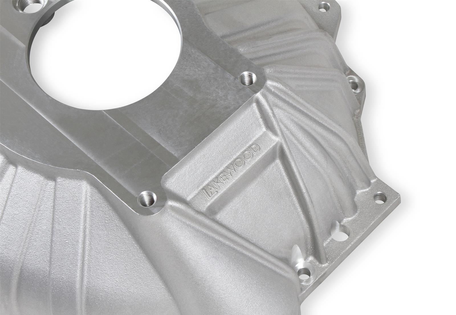 Lakewood Bellhousings LK4000 Bellhousing, Aluminum, Natural, 4.684 in. Bore, 6.450 in. Depth, Chevrolet, Each thumbnail 9