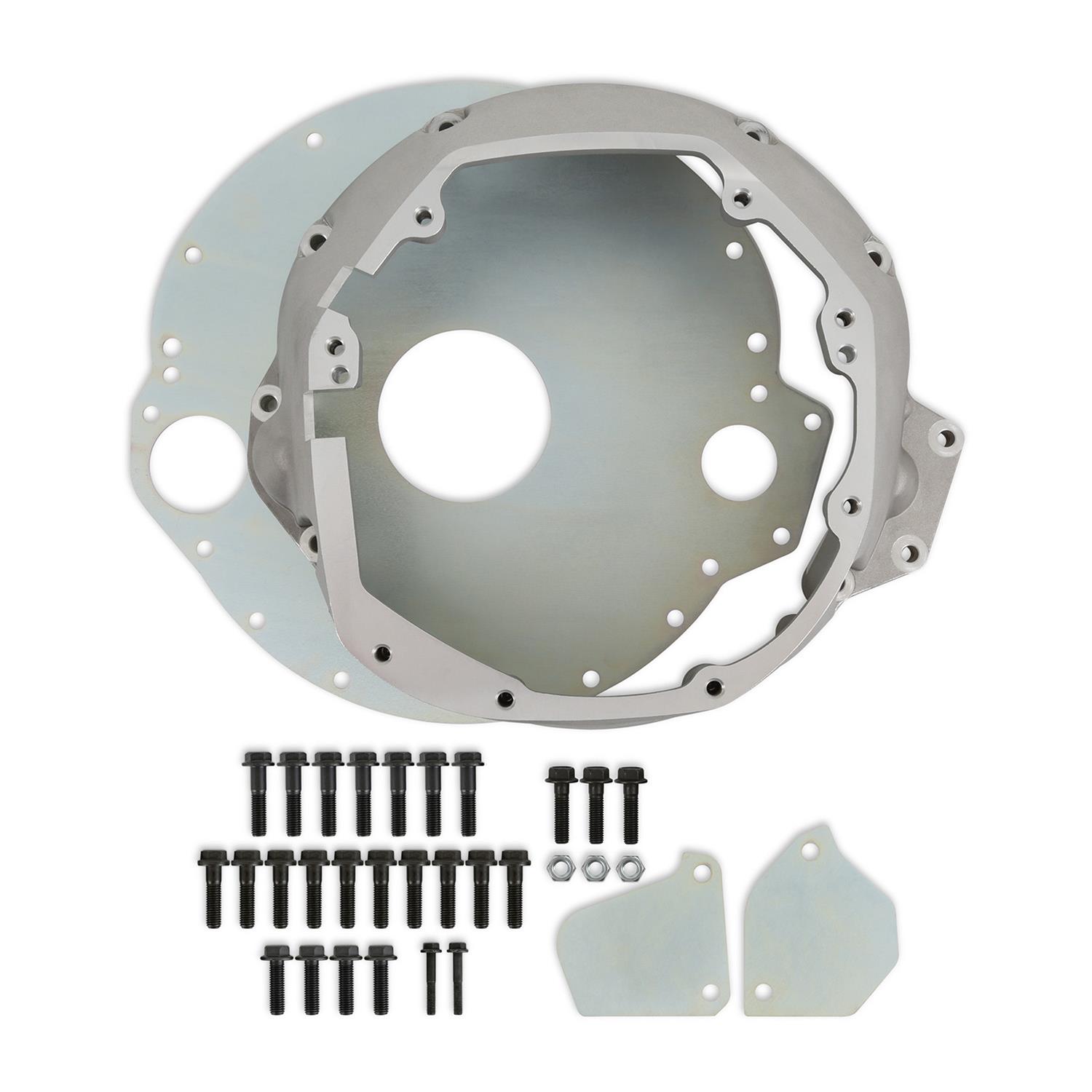 Lakewood Bellhousings LK7100K Bellhousing, Aluminum, Natural, Mopar Hemi V8 Gen III Engine to T-56 or T-56 Magnum Transmission, Kit