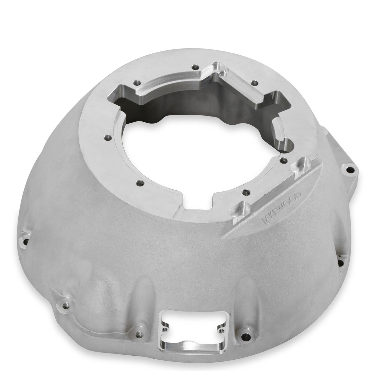 Lakewood Bellhousings LK7500K Bellhousing, Aluminum, Natural, Mopar, Gen III Hemi, 4L80E/4L85E, Each thumbnail 2