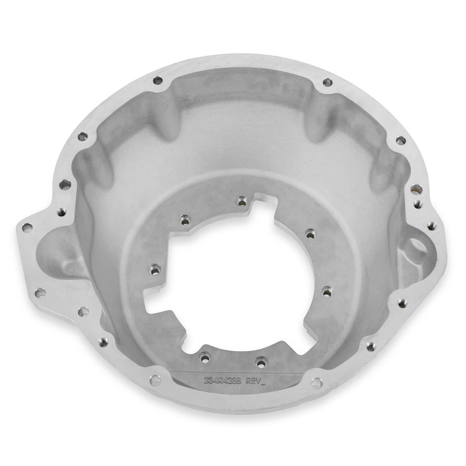 Lakewood Bellhousings LK7500K Bellhousing, Aluminum, Natural, Mopar, Gen III Hemi, 4L80E/4L85E, Each thumbnail 4