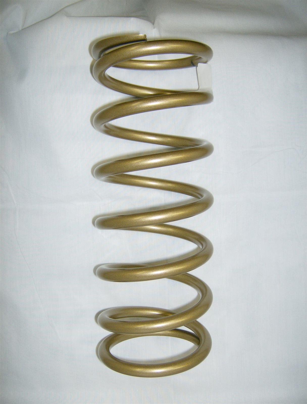 Landrum Front Coil Springs E1050 Spring, Front, 5.5 in. Diameter, 9.5 in. Height, 1,050 lbs./in., Gold, Each
