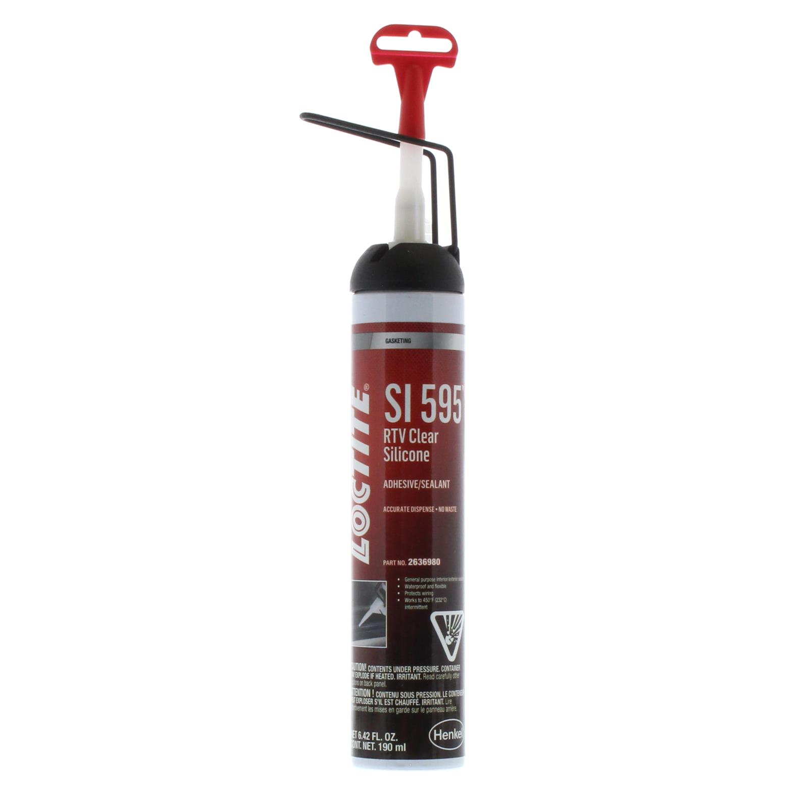 Loctite Rtv Loctite 2636980 Loctite RTV Clear Silicone Sealant Power Cans | Summit ...