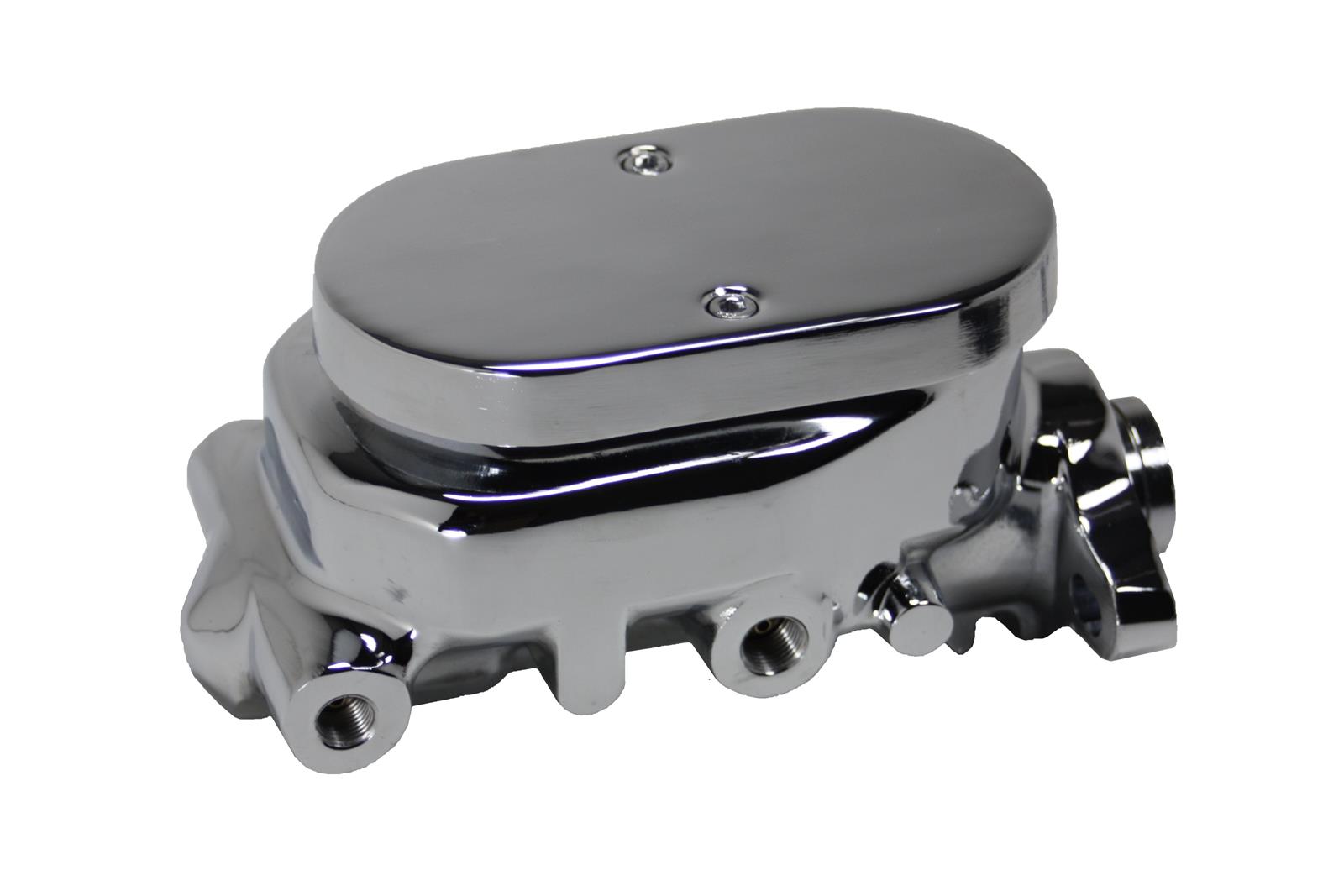 LEED Brakes Master Cylinder and Brake Booster Combos 4L6B2 7 in. Booster, Chrome, Firewall Mount, Dual Bowl Cylinder, Aluminum, Chrome, Non-Adjustable Proportioning Valve, Disc/Drum, Kit thumbnail 4