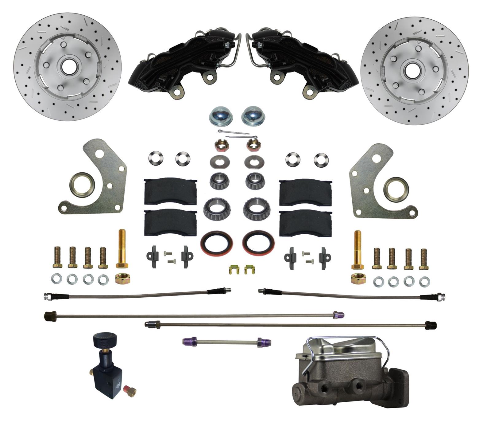 Leed Brakes BFC2002C05X LEED Brakes Front Disc Brake Conversion Kits