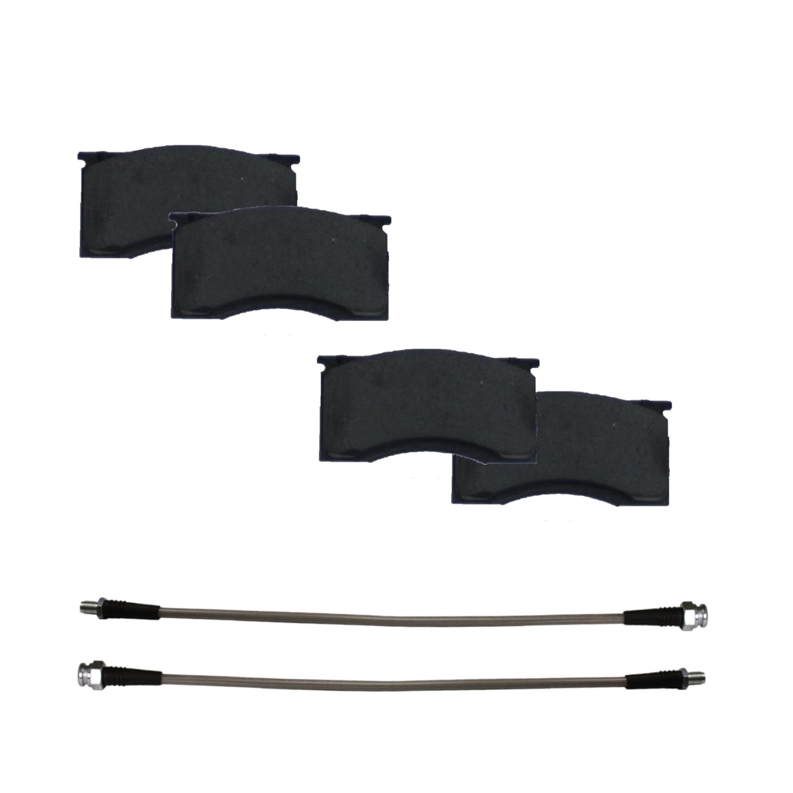 LEED Brakes MaxGrip Lite Caliper Upgrade Kits CC0005 Kit, Max Grip Caliper, Pad and Hose Kit, Aluminum, Anodized, Ford, Each thumbnail 2
