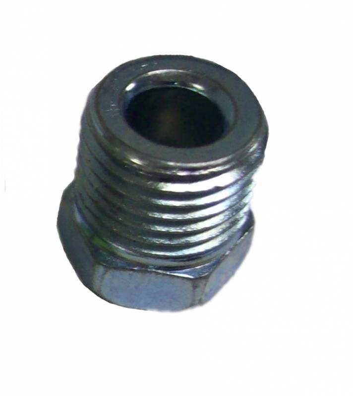 LEED Brakes Inverted Flare Tube Nut Fittings FT9161814 Nuts, 9/16-18 in. Flare, 1/4 in. Tube, Steel, Each