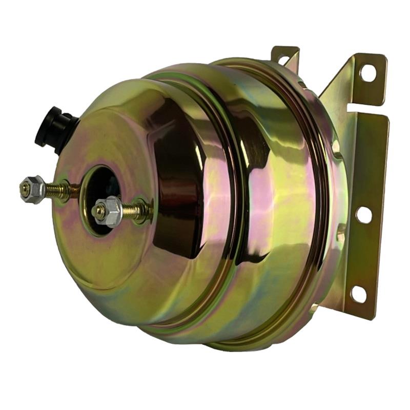 LEED Brakes Master Cylinder and Brake Booster Combos PBKT6001 Booster, Compact-10, 8 in. Dual Diaphgram Booster, 1.125 in. Bore, Cast Iron, Zinc, Firewall Mount, Chevy, GMC, Kit
