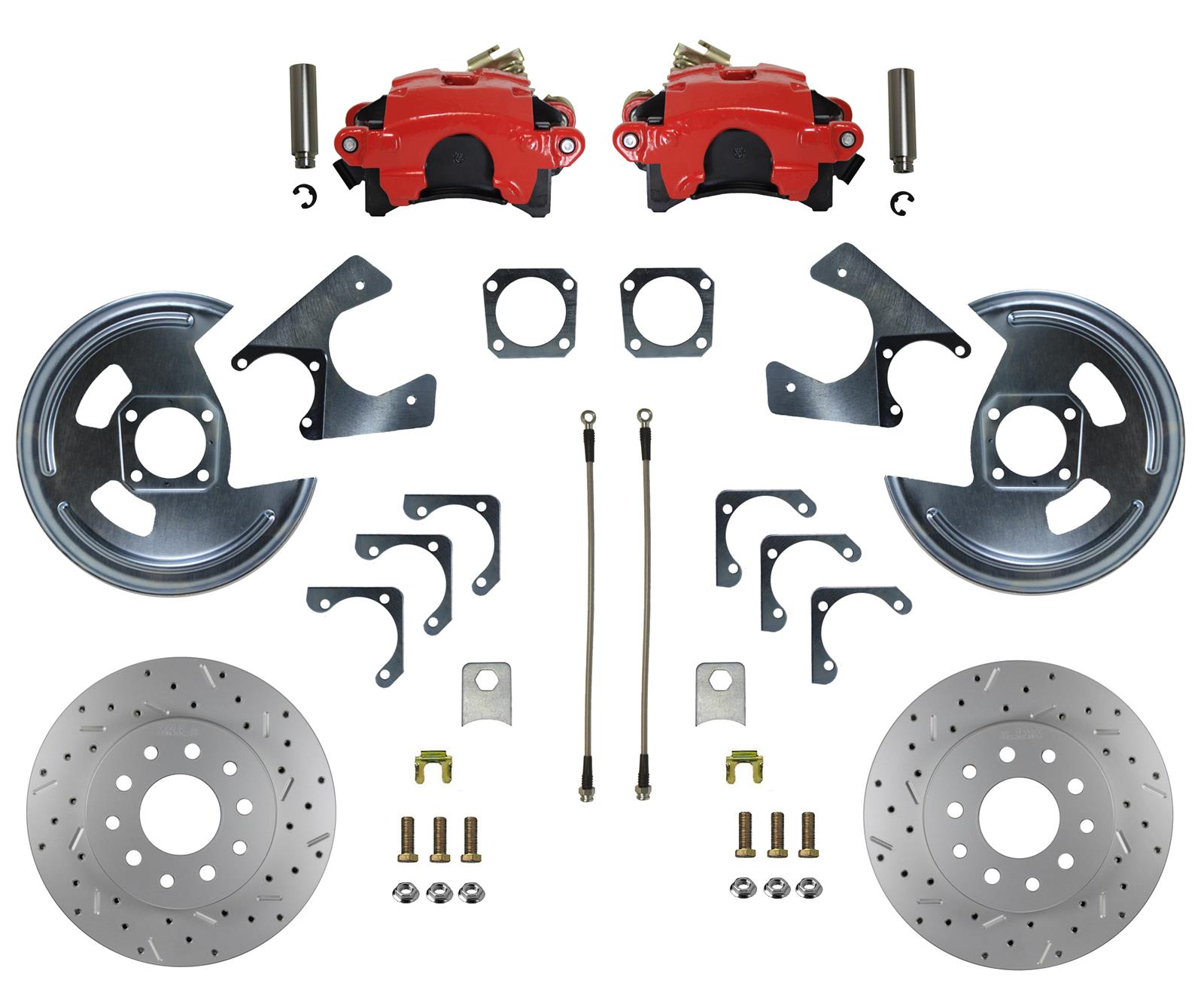 Leed Brakes RRC1001X LEED Brakes Rear Disc Brake Conversion Kits ...