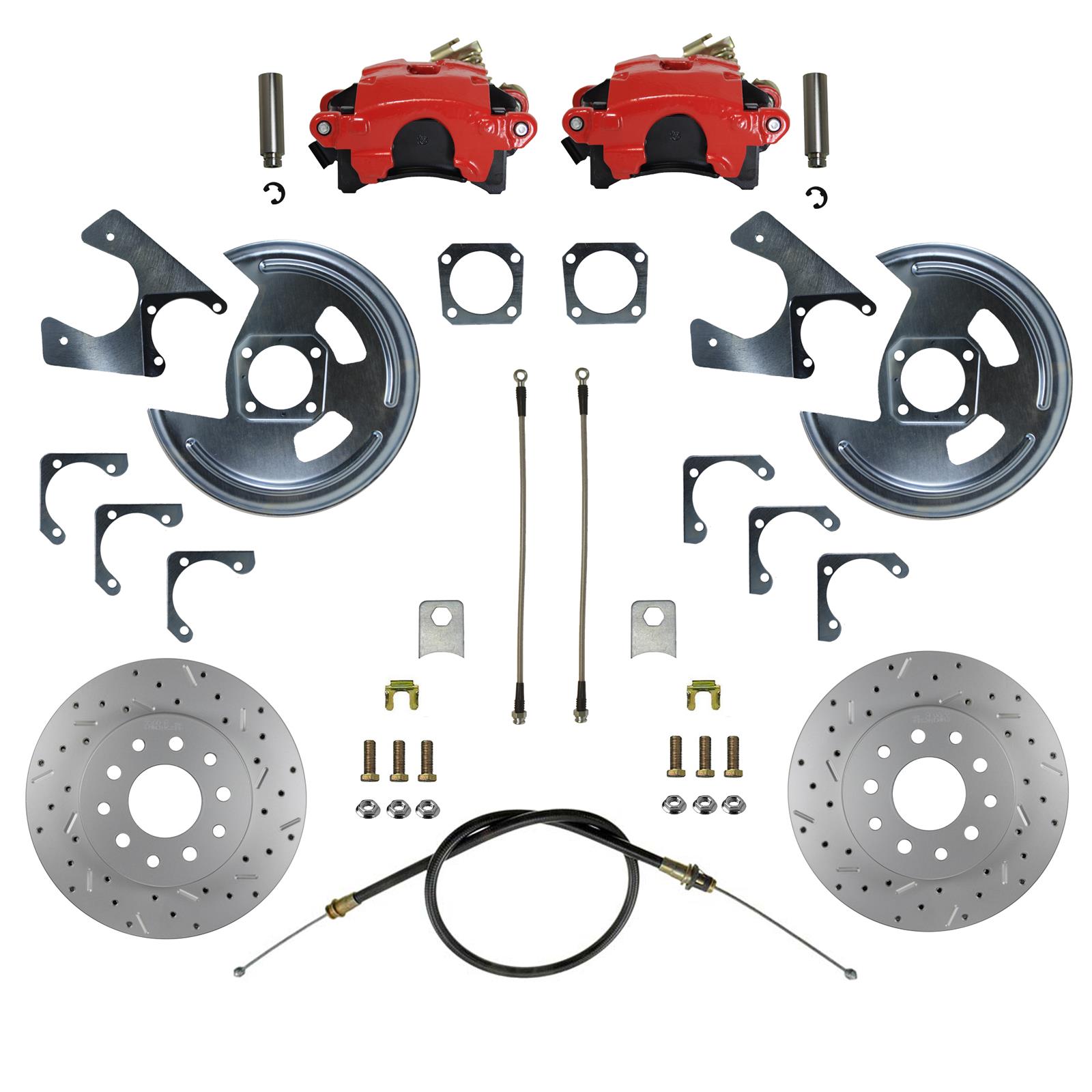 Leed Brakes RRC1002X LEED Brakes Rear Disc Brake Conversion Kits