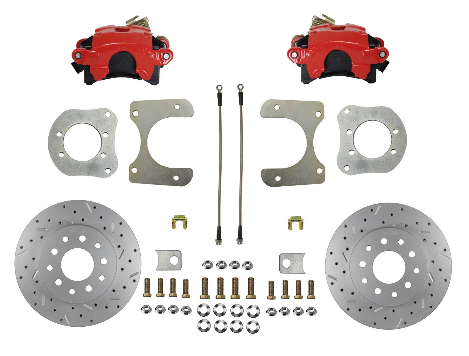 DODGE D100 Leed Brakes RRC4001X LEED Brakes Rear Disc Brake Conversion Kits Summit Racing