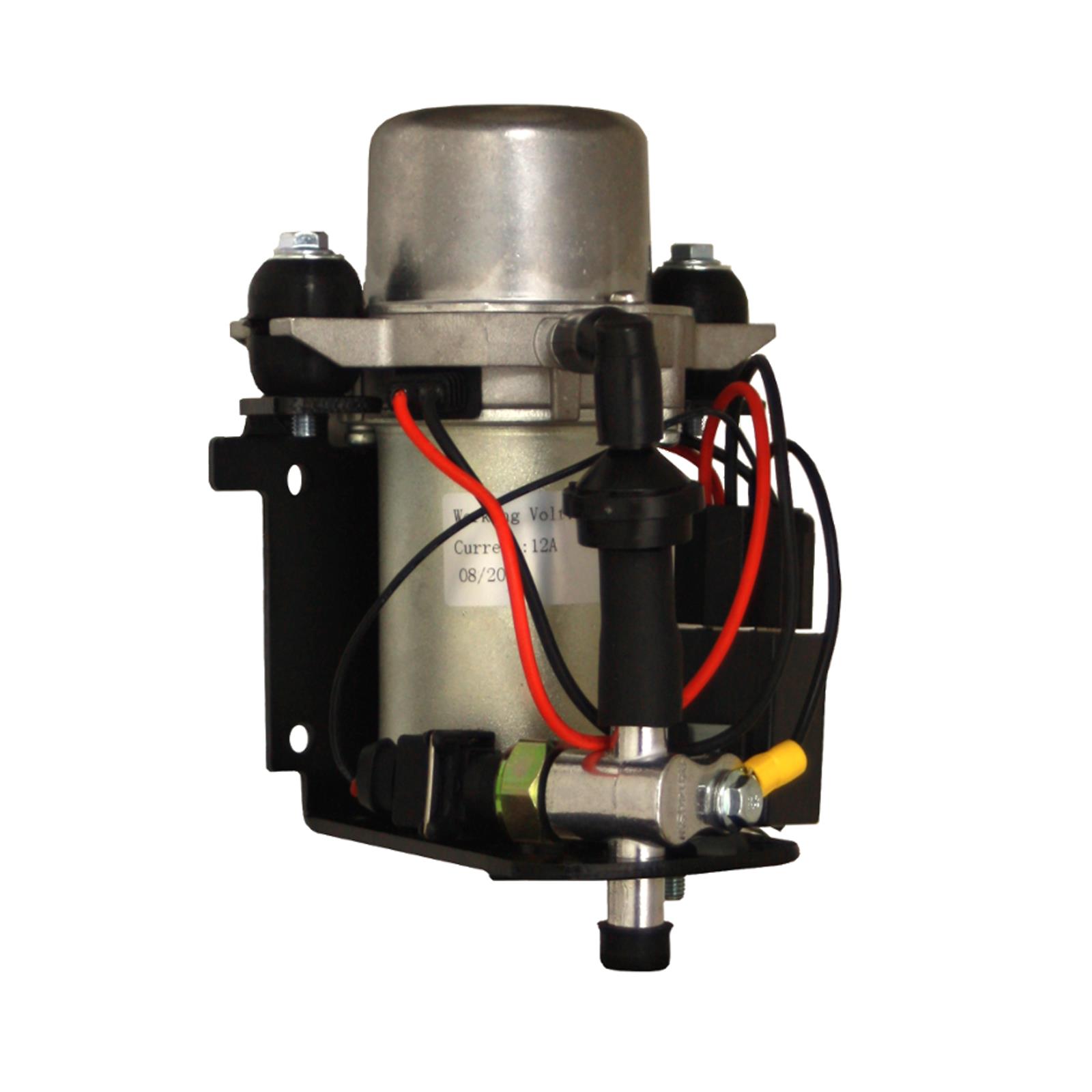 LEED Brakes Bandit Electric Vacuum Pump Kits VP001C Pump, Street, Electric, Chrome Housing, 25 hg Max Vacuum, 12 V DC, Hose Included, Universal, Kit
