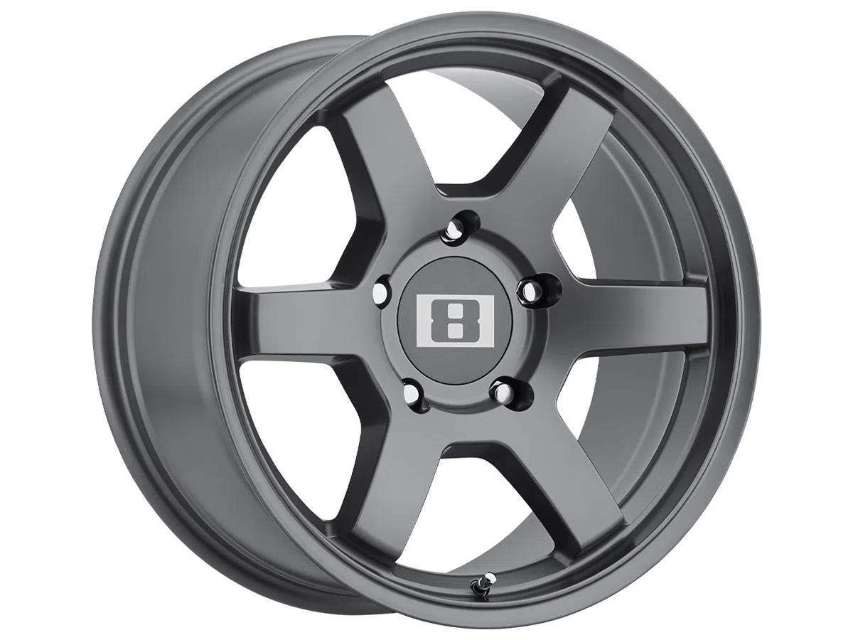 Level 8 Wheels 1790MK6-26140G06 Level 8 Wheels MK6 Matte Gunmetal ...