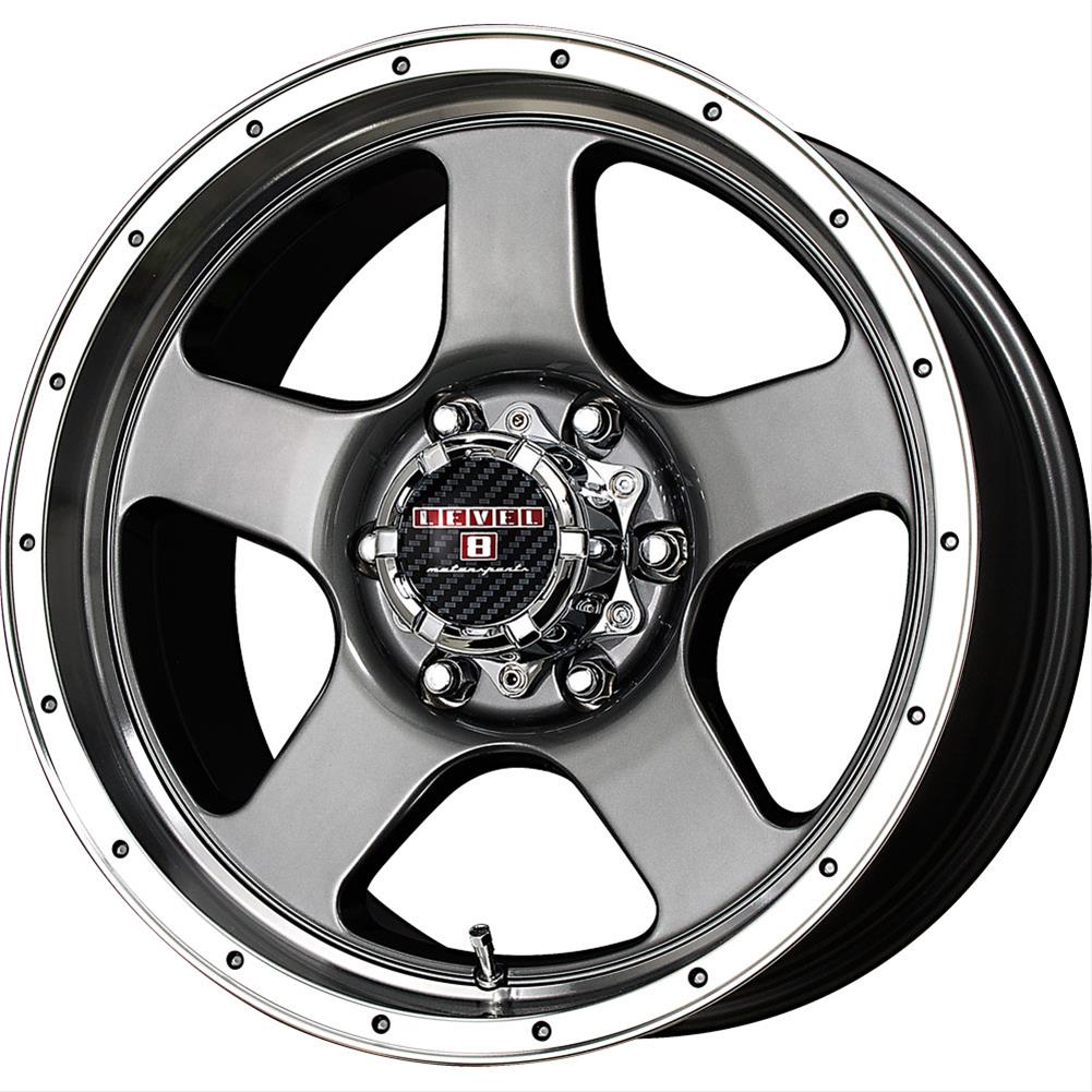 Level 8 Wheels PUN18905127+18 Level 8 Wheels Punch Anthracite Machined ...