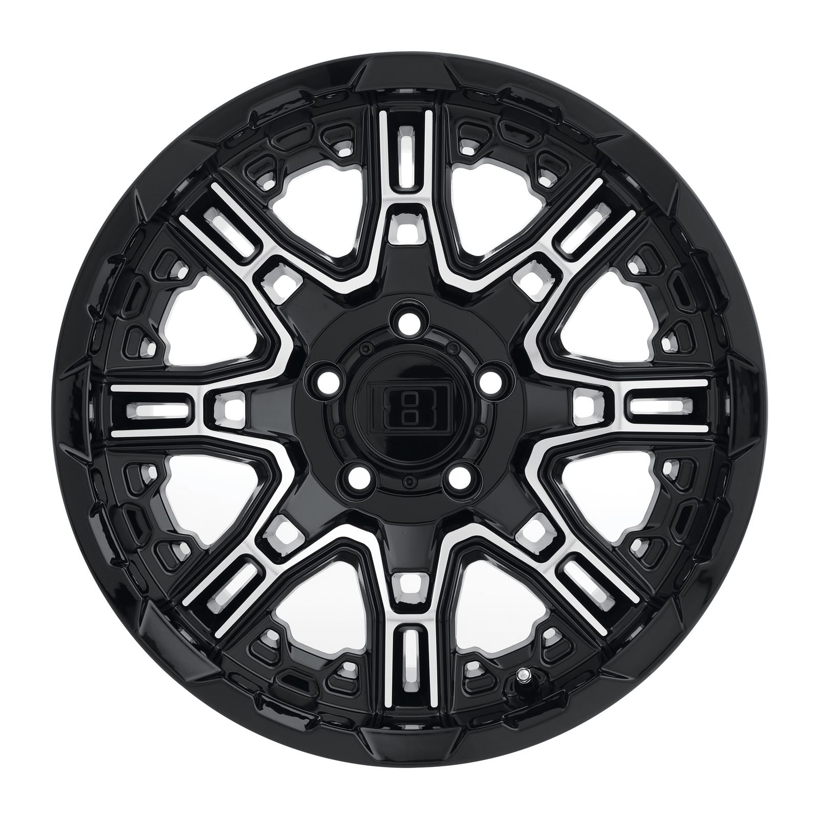 Level 8 Wheels 1785LST105127B71 Level 8 Wheels Slingshot Gloss Black ...