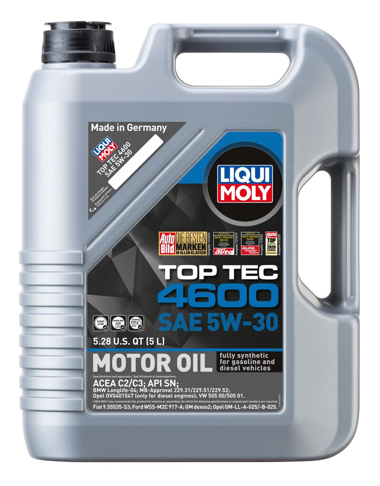 Liqui Moly 20448 Liqui Moly Top Tec 4600 Synthetic Motor Oil | Summit Racing