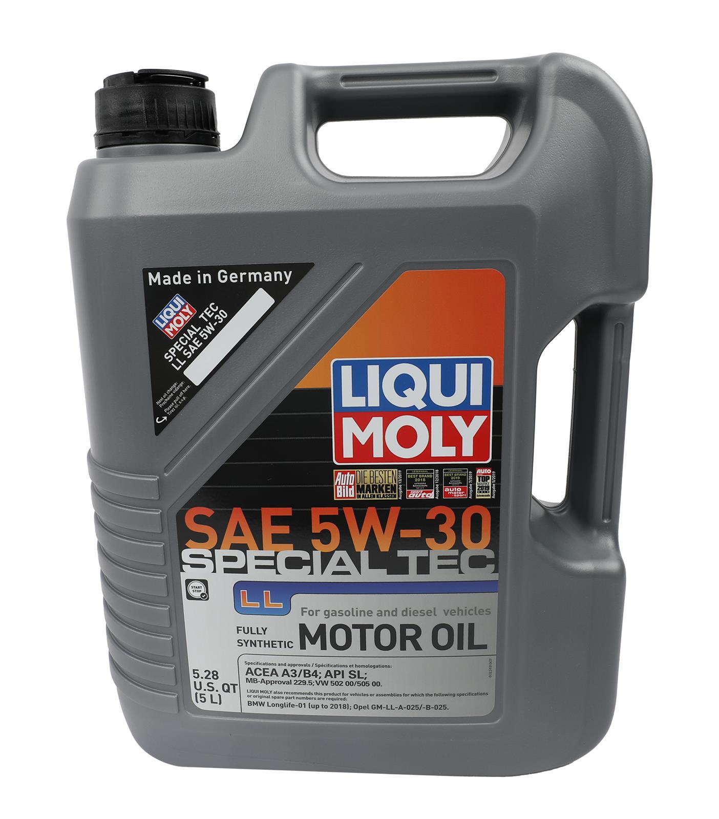 2249 - Liqui Moly Special Tec LL 5W-30 Motor Oil - 5 Liter