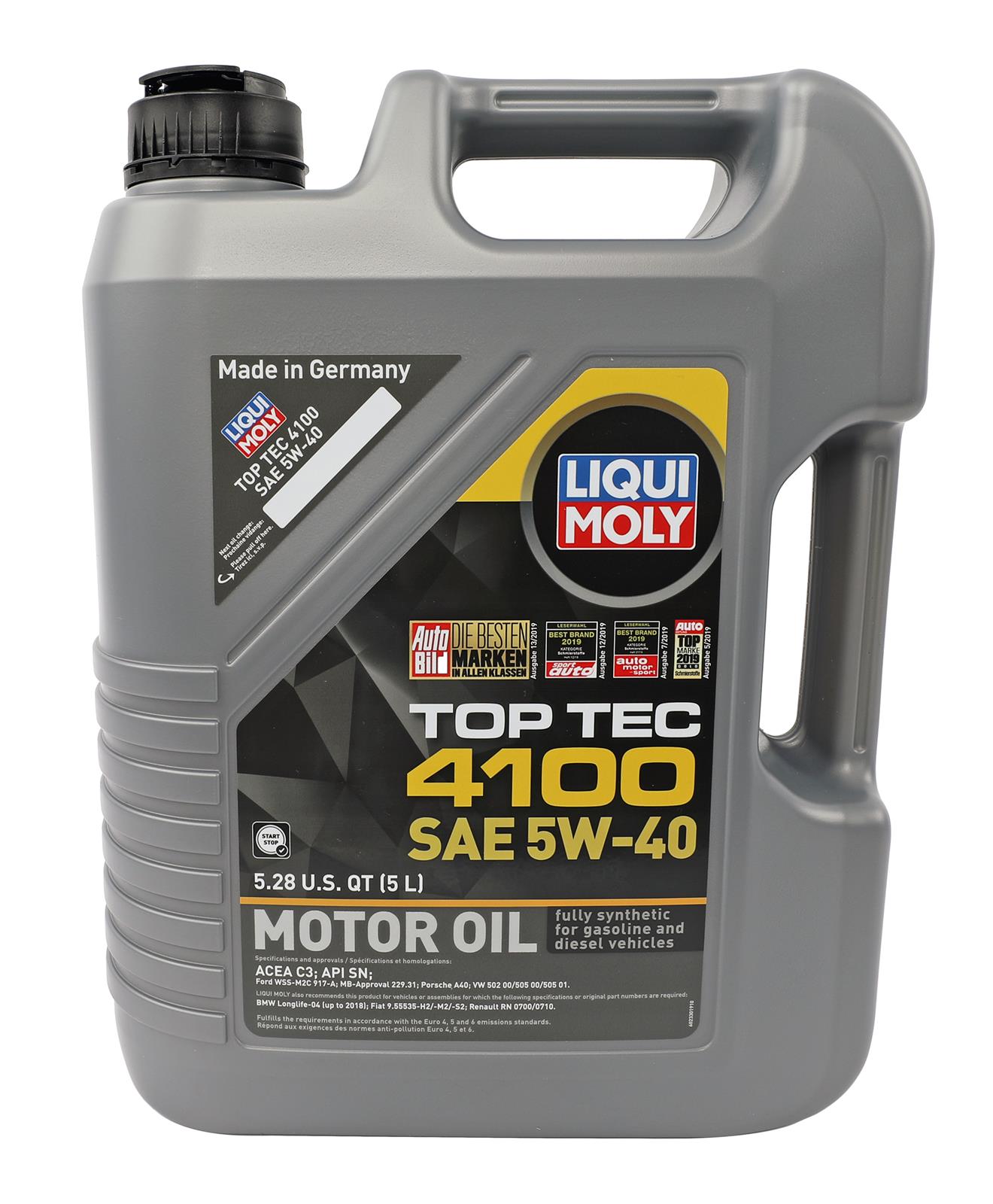 Liqui Moly 2330 Liqui Moly Top Tec 4100 Synthetic Motor Oil | Summit