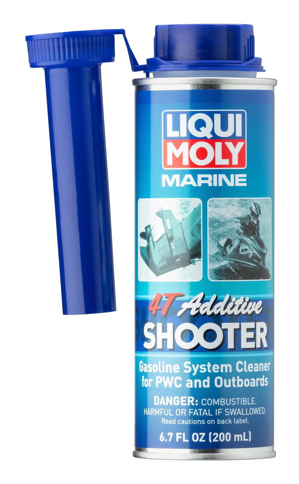 Liqui Moly Marine 4T Shooter 25102 Fuel System Additive, Shooter, 200.00 ml, Each