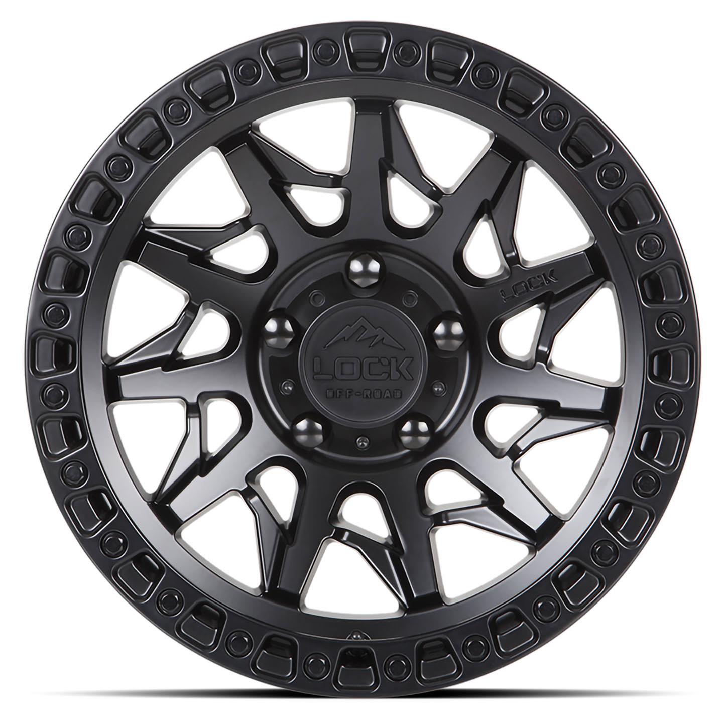Lunatic / Amok Lock Wheels LUNATIC-8969MB1 Lock Off-Road Lunatic Matte Black