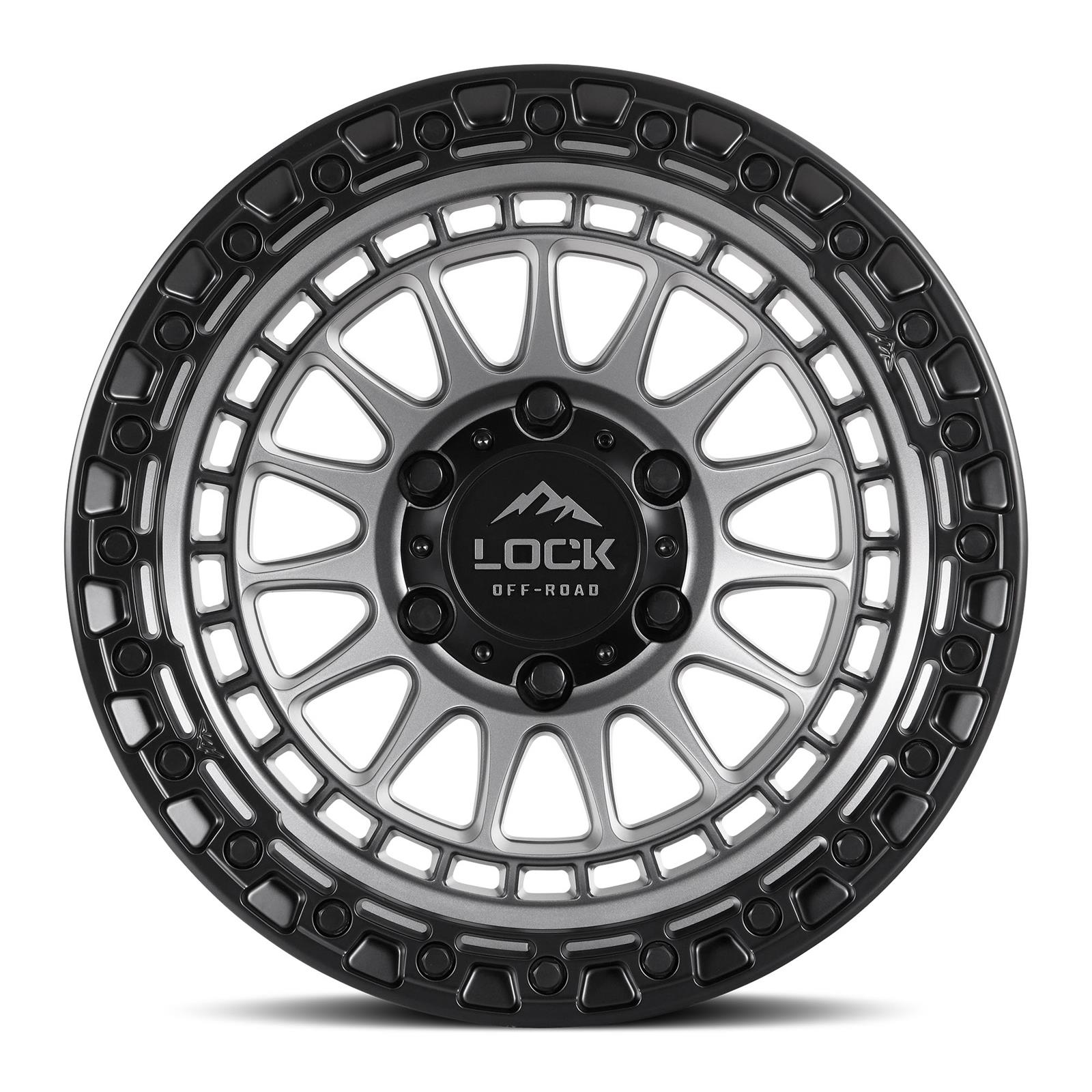 Lock Wheels MOJAVE-7957MGMBR Lock Off-Road Mojave Matte Gray