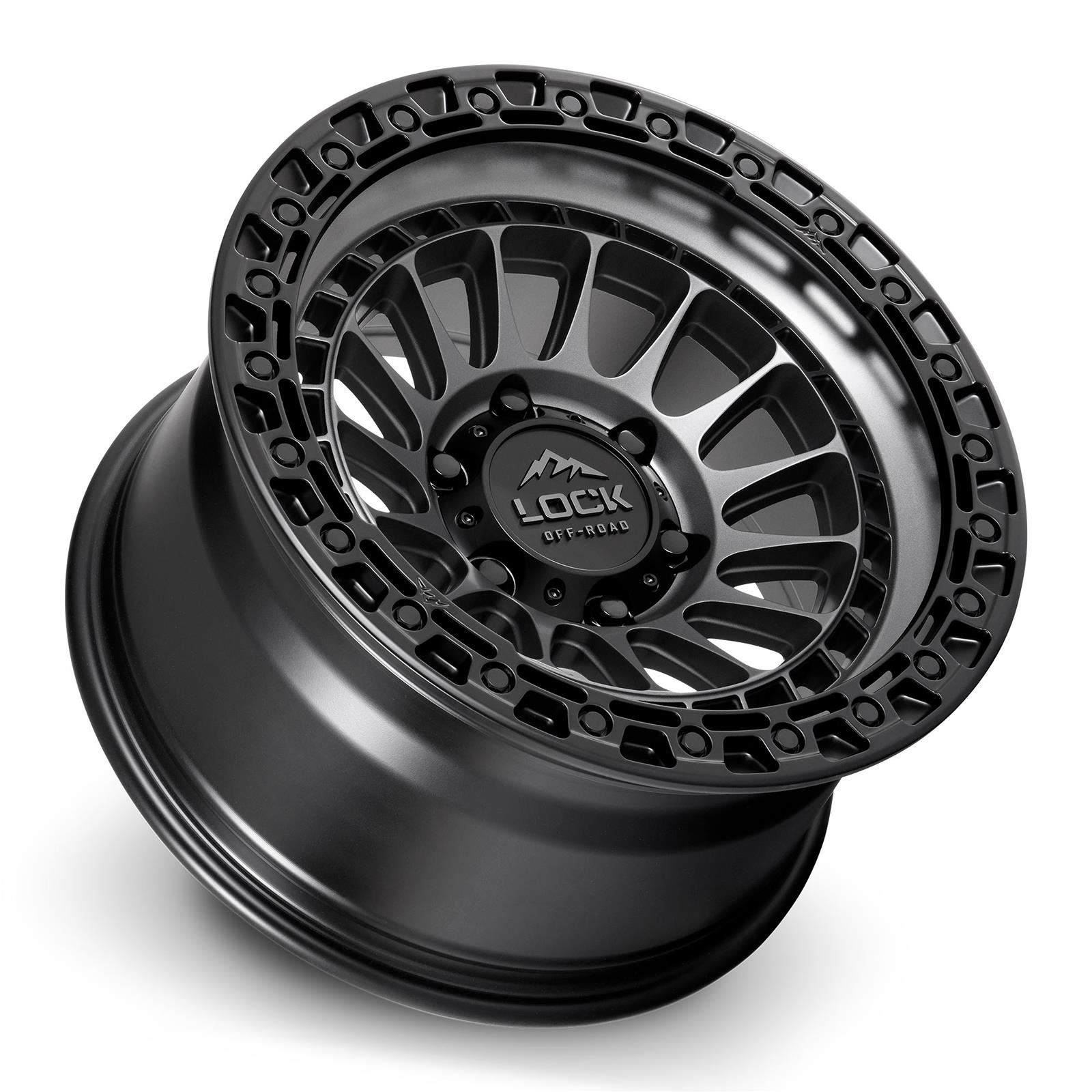 Lock Wheels MOJAVE-7957MGMBR Lock Off-Road Mojave Matte Gray
