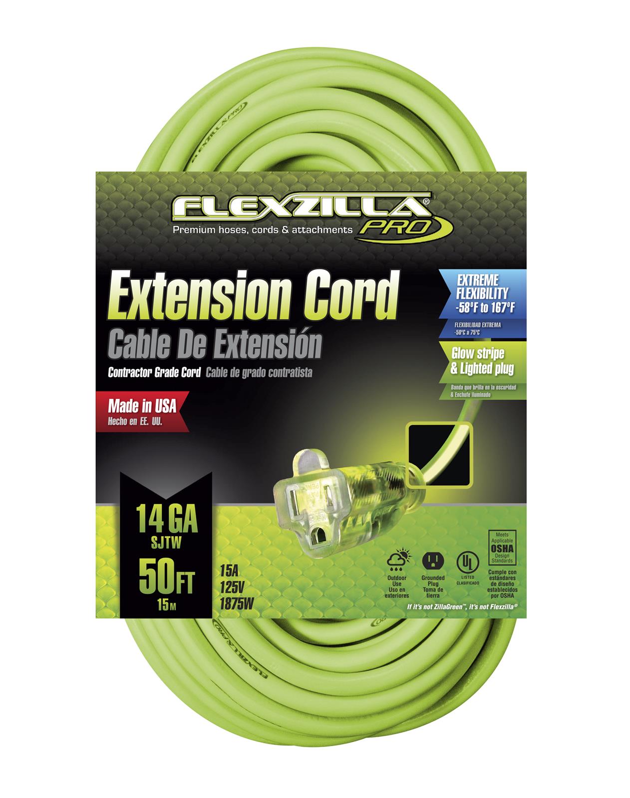 Flexzilla FZ512730 Flexzilla Pro Extension Cords Summit Racing