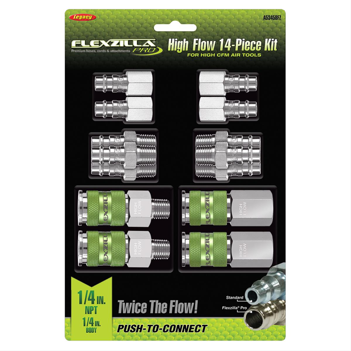 Flexzilla A53458FZ Flexzilla Air Coupler and Plug Sets | Summit Racing