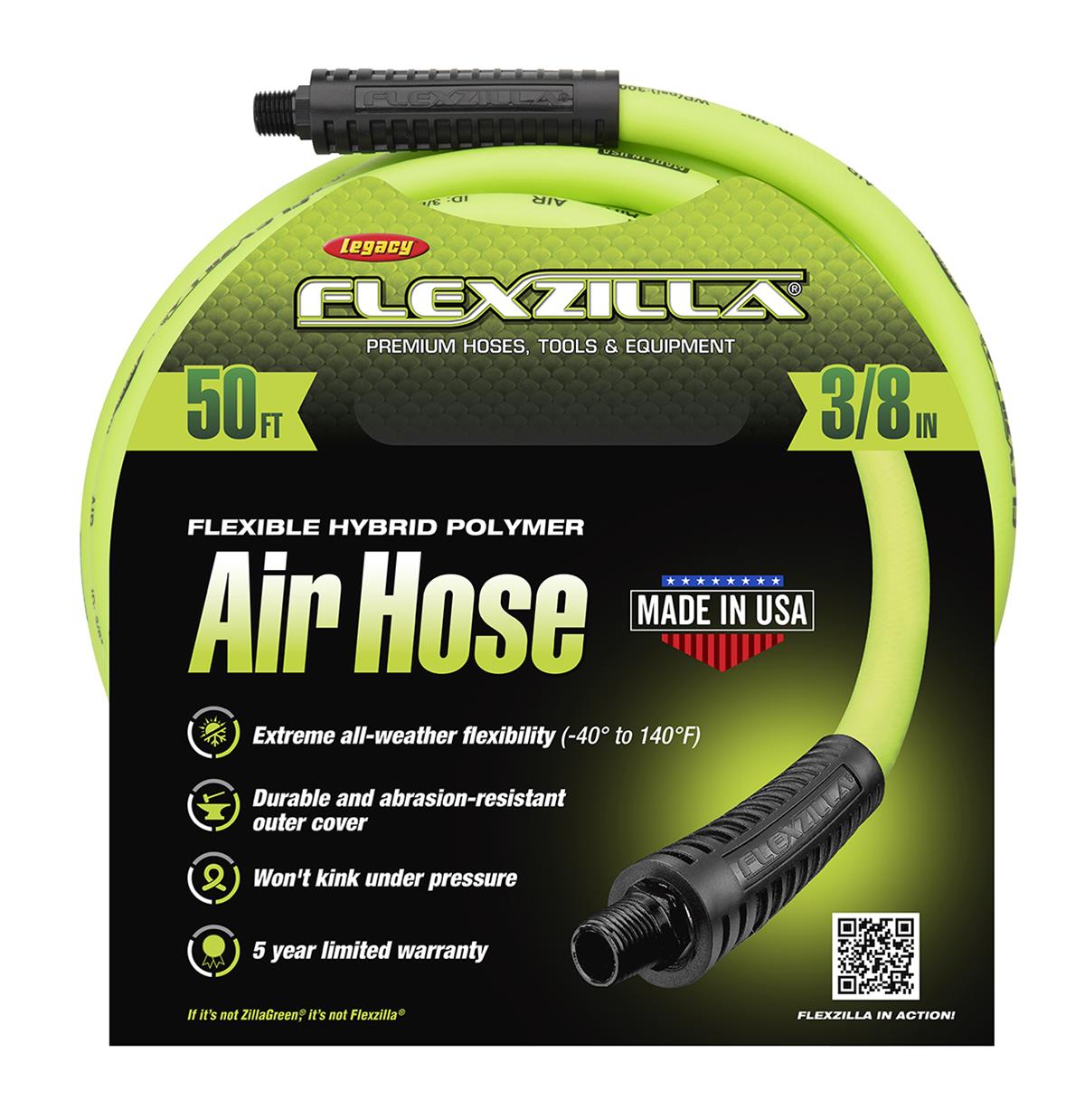 Flexzilla HFZ3850YW2 Flexzilla Air Hoses | Summit Racing