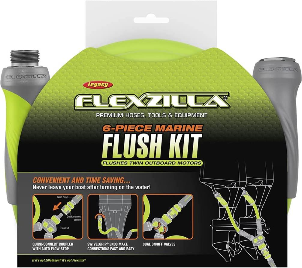 Flexzilla HFZGSK01 Flexzilla Marine Twin Outboard Flush Kits Summit