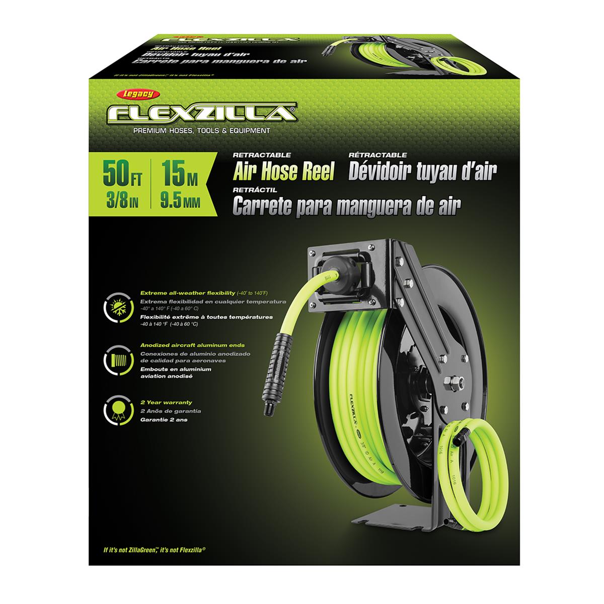 Flexzilla L8611FZ Flexzilla ZillaReel Open Face Hose Reels