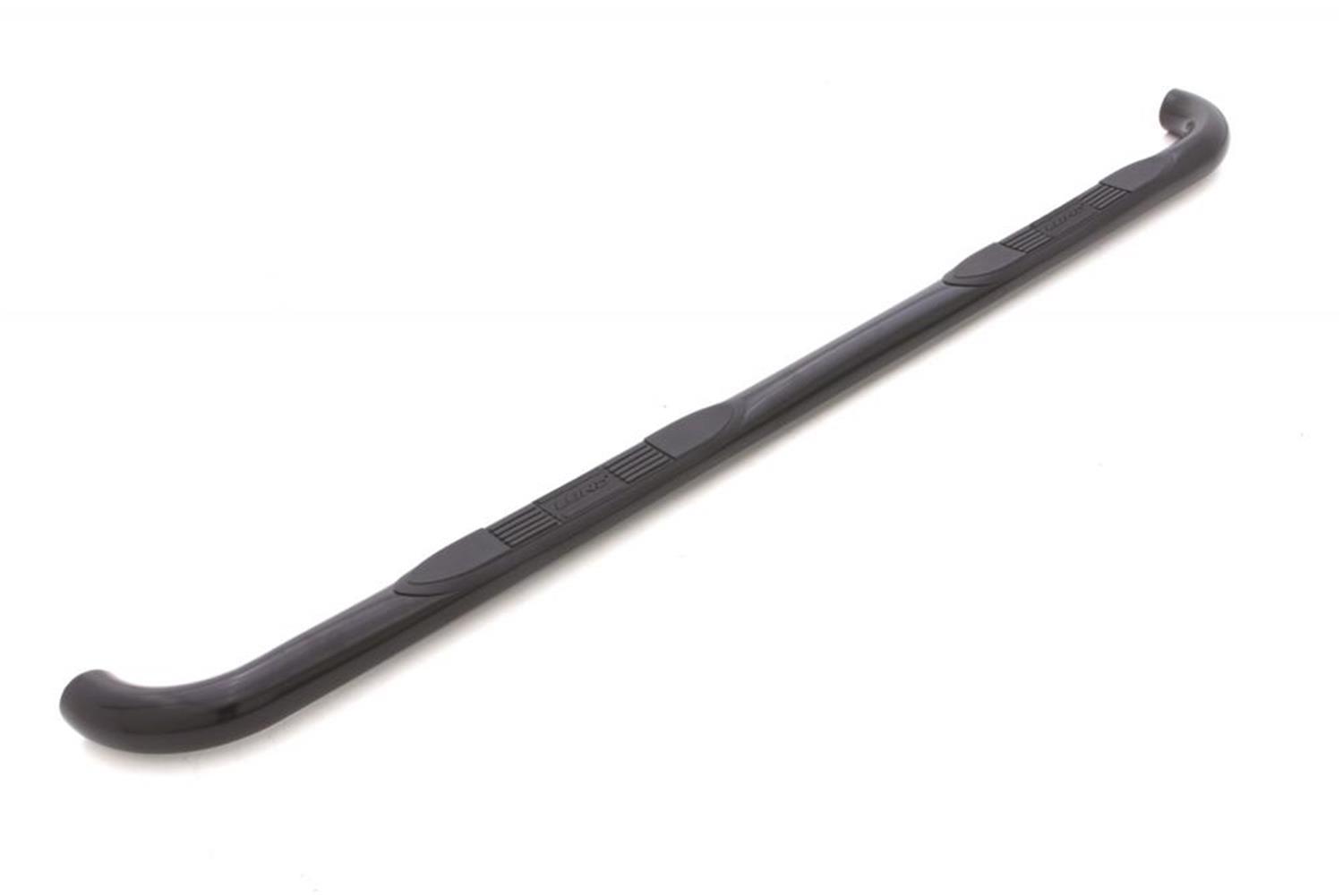 LUND 3 in. Round Nerf Bars for 2011-2018 1500, 2019-2023 1500 CLASSIC, 2009-2010 RAM - 22573783 Nerf/Step Bar, Round, Stainless Steel, Black Powdercoated, 4 Pad Quantity, Dodge, Ram, Pair thumbnail 2