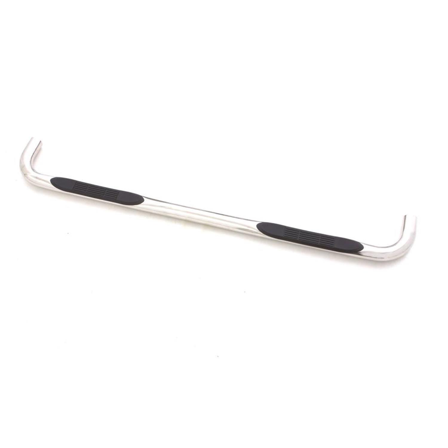 LUND 3 in. Round Nerf Bars for 2019-2024 1500 - 22573794 and Step Bars, Bars, Stainless Steel, Black Powdercoated, Ram, Pair