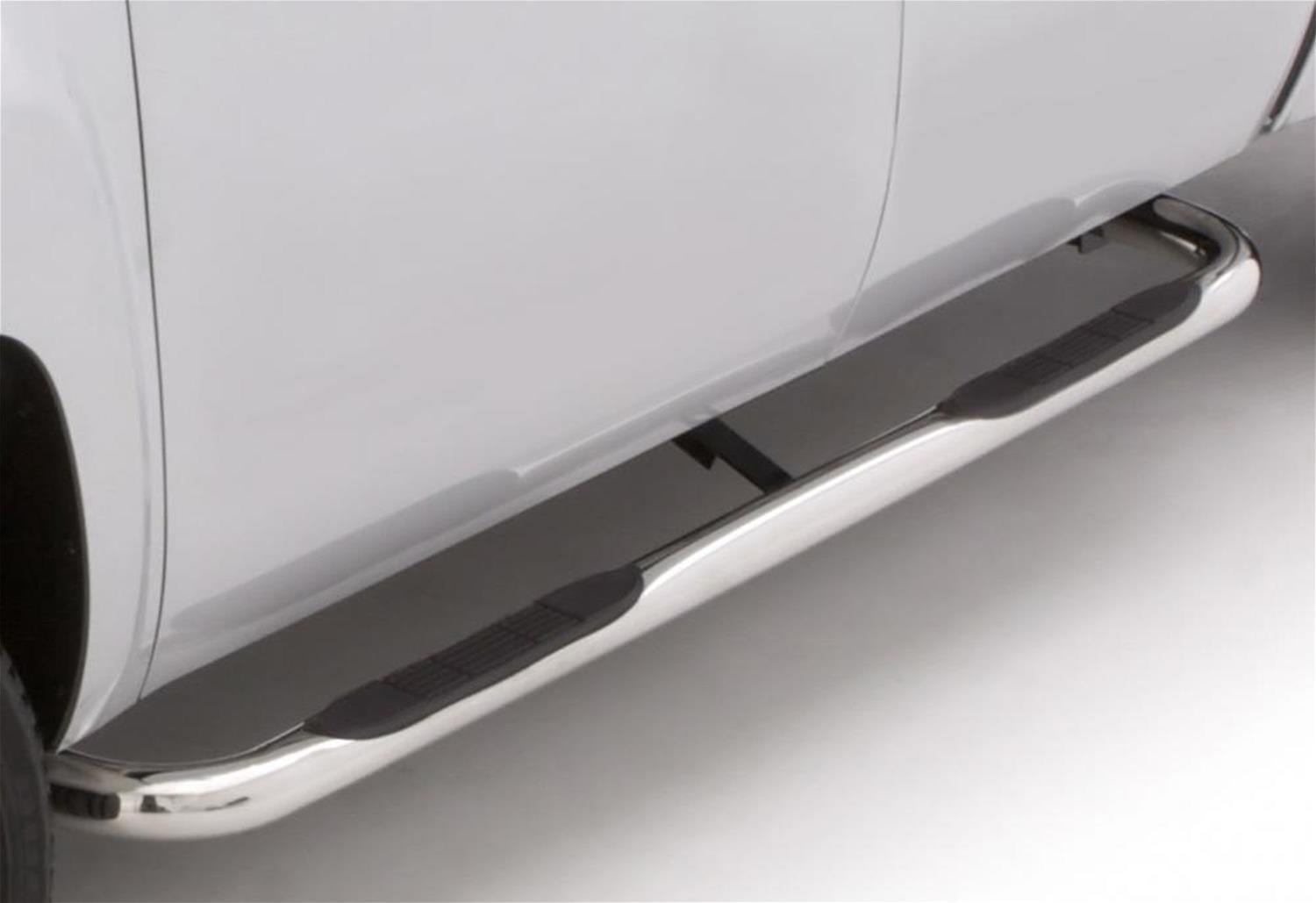 Lund 2019 Ford Ranger 3in. Round Bent SS Nerf Bars - Polished thumbnail 2