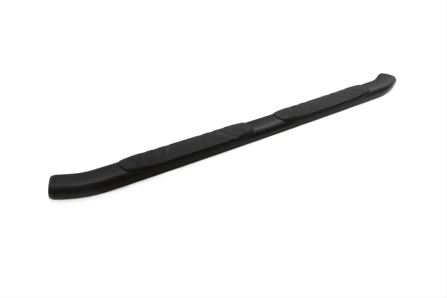 LUND 5 in. Bent Oval Composite Nerf Bars 22758052 and Step Bars, Bars, Black, 5.00 Diameter, Ford, Pair