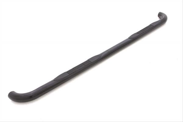 Lund 01-13 Chevy Silverado 1500 Crew Cab (Body Mount) 3in. Round Bent Steel Nerf Bars - Black thumbnail 2