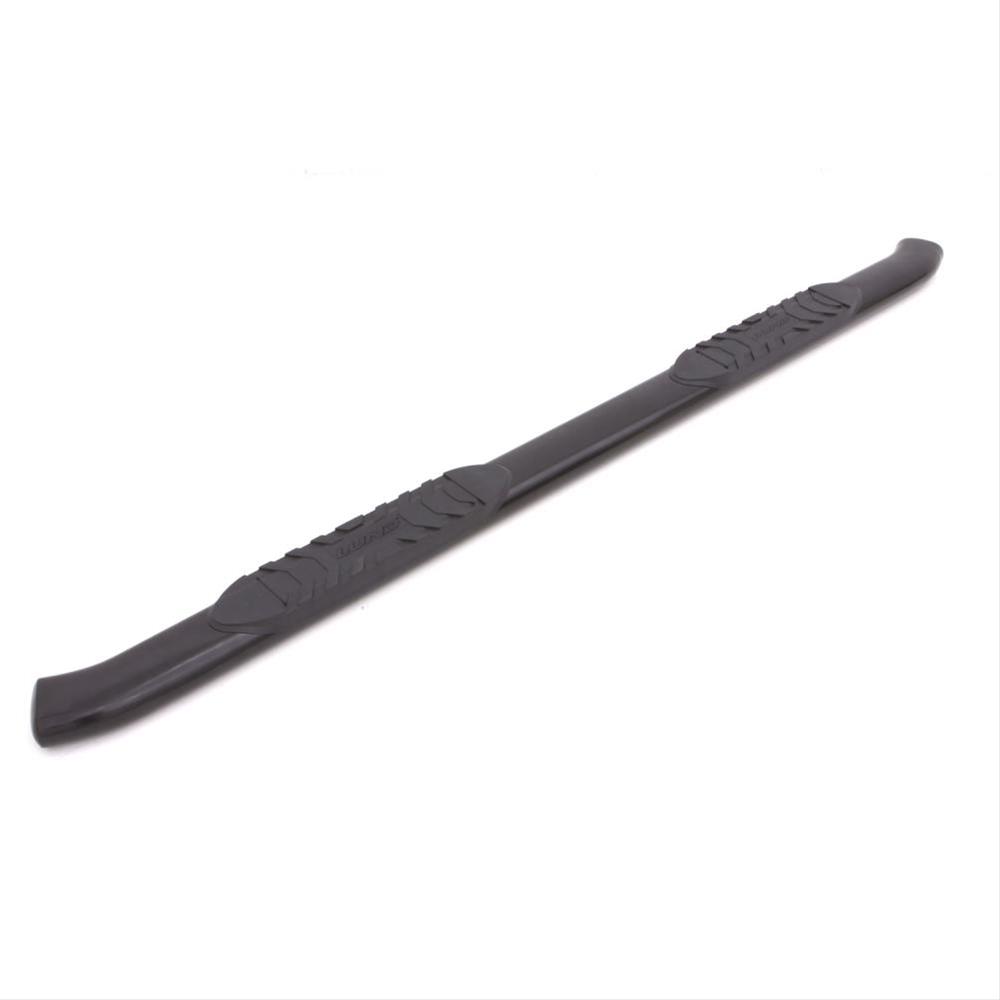 Lund 15-17 Chevy Colorado Crew Cab 4in. Oval Curved Steel Nerf Bars - Black thumbnail 3